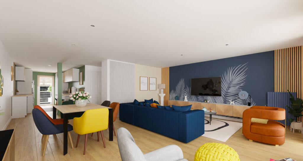 Aménagement de pièce de vie